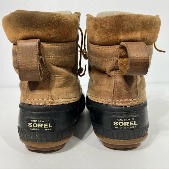 Sorel Cheyenne Lace Up Boots Men's 9.5 Waterproof Full Grain Leather Thinsulate - Picture 3 of 9